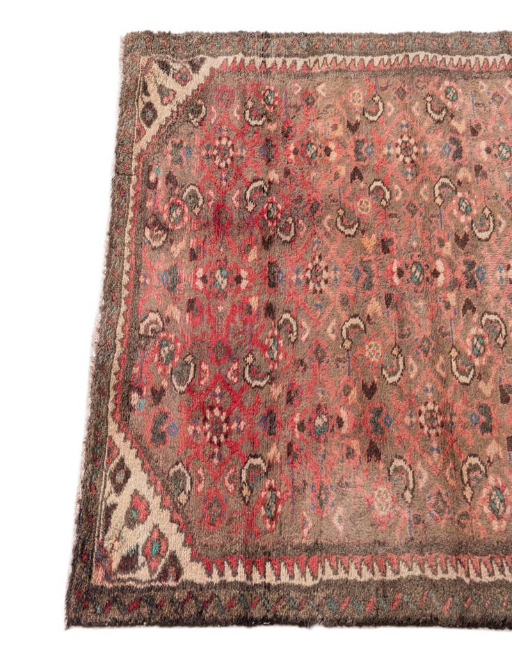 Detail image of 2' 8 x 4' 7  Hand Knotted Ultra Vintage Persian Wool Rug