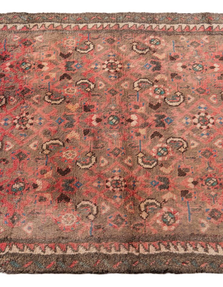 Detail image of 2' 8 x 4' 7  Hand Knotted Ultra Vintage Persian Wool Rug