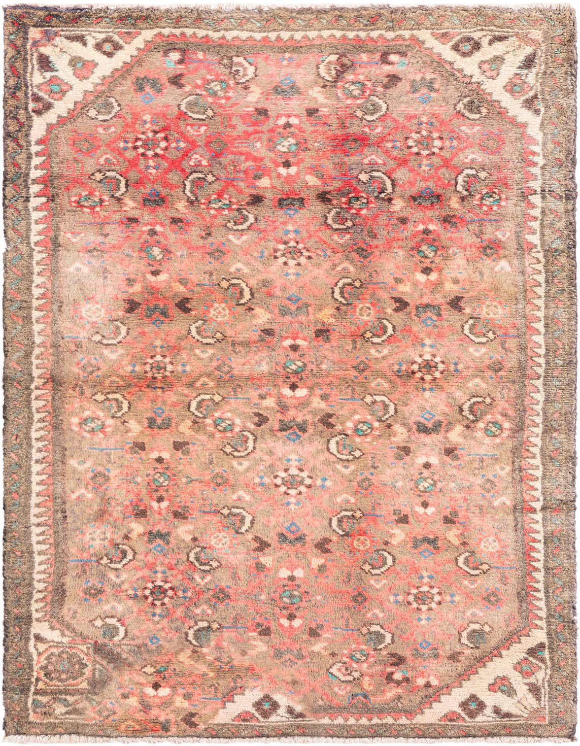 Primary image 2' 8 x 4' 7  Hand Knotted Ultra Vintage Persian Wool Rug