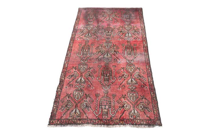 2' 10 x 5' 5 Hand Knotted Ultra Vintage Persian Wool Rug