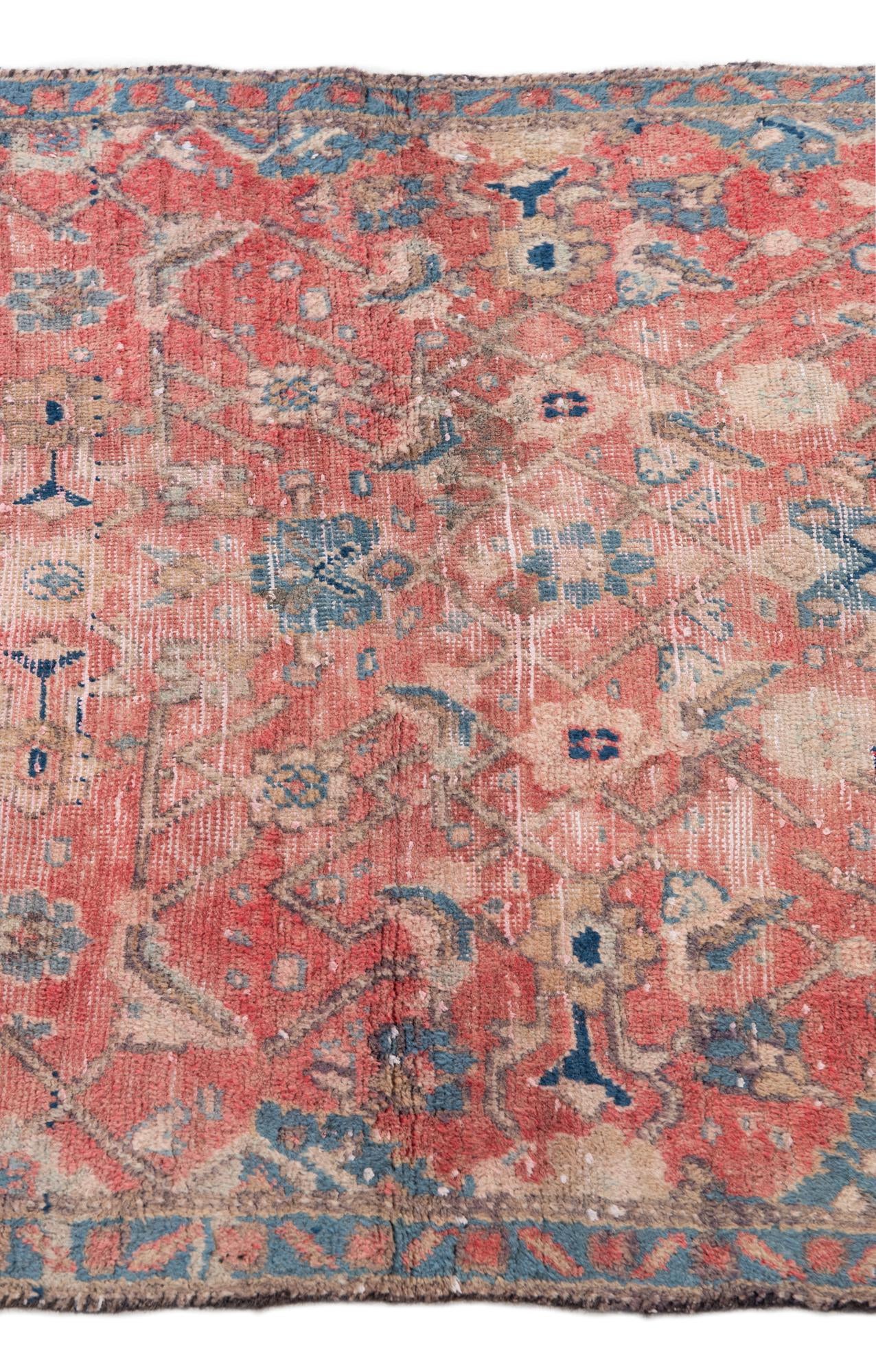 2' 9 x 5' 4 Hand Knotted Ultra Vintage Persian Wool Rug