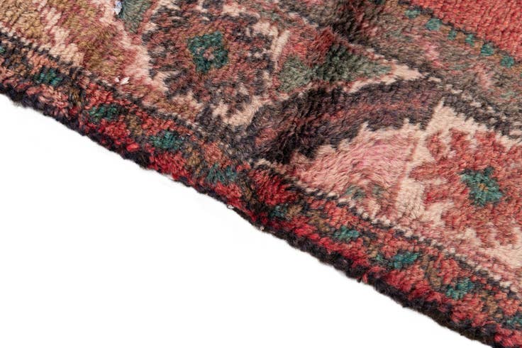 Detail image of 3' 1 x 4' 6 Hand Knotted Ultra Vintage Persian Wool Rug