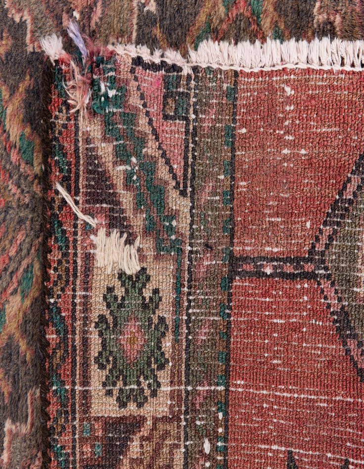 Detail image of 3' 1 x 4' 6  Hand Knotted Ultra Vintage Persian Wool Rug