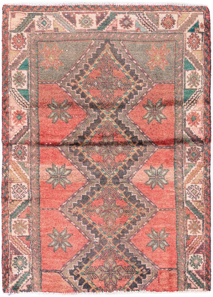 3' 1 x 4' 6 Hand Knotted Ultra Vintage Persian Wool Rug