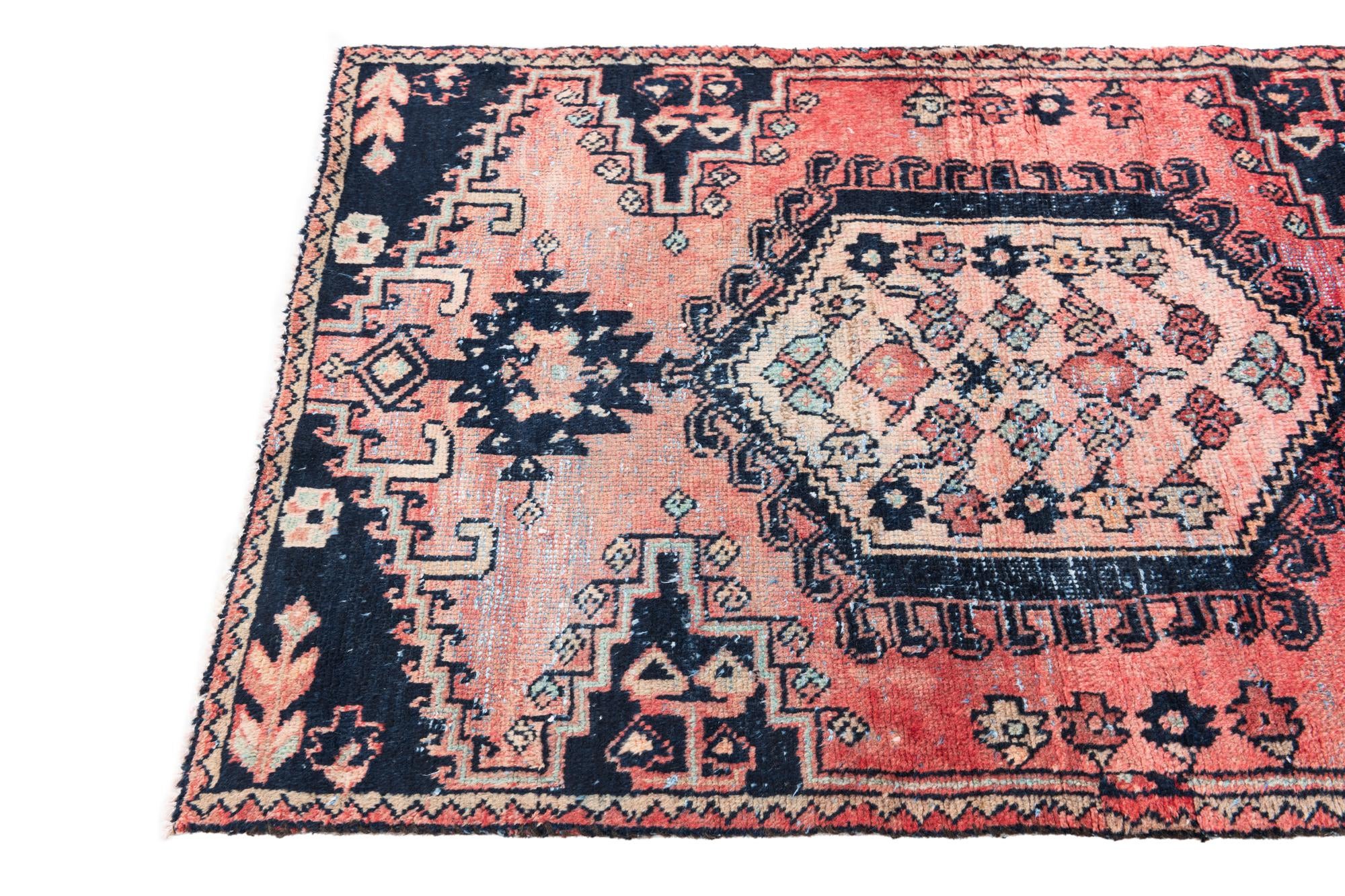 2' 8 x 4' 2 Hand Knotted Ultra Vintage Persian Wool Rug