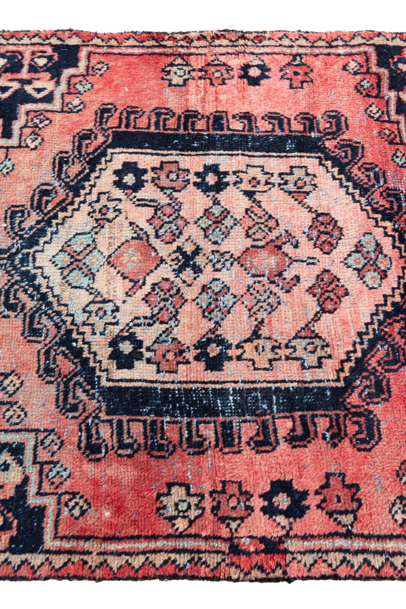 2' 8 x 4' 2 Hand Knotted Ultra Vintage Persian Wool Rug