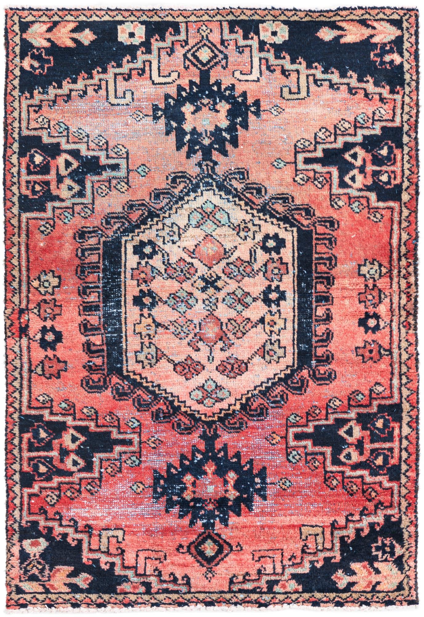 2' 8 x 4' 2 Hand Knotted Ultra Vintage Persian Wool Rug