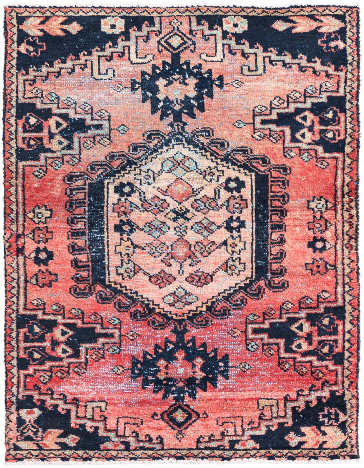 Primary image 2' 8 x 4' 2  Hand Knotted Ultra Vintage Persian Wool Rug