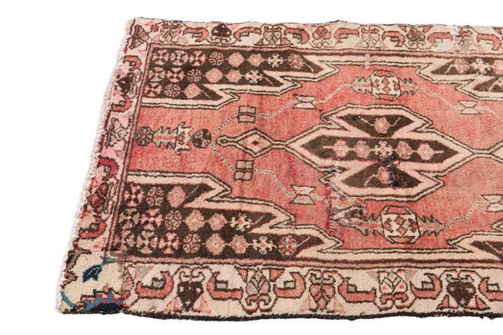 2' 7 x 4' 2 Hand Knotted Ultra Vintage Persian Wool Rug