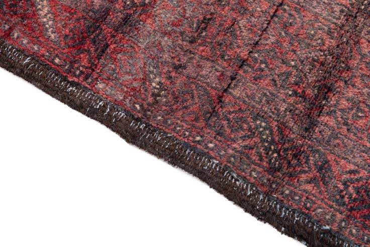 Detail image of 85cm x 150cm anudado a mano Ultra Vintage Alfombra Persa Lana