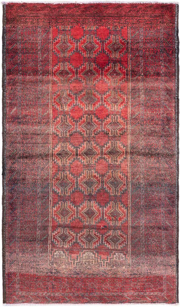 85cm x 150cm anudado a mano Ultra Vintage Alfombra Persa Lana
