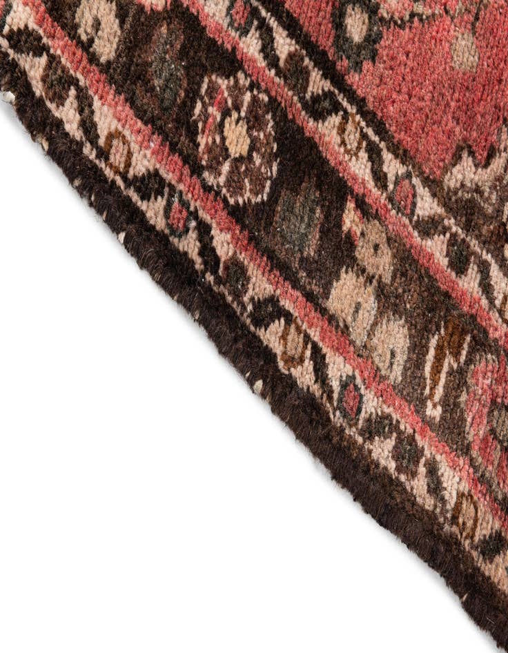 Detail image of 3' 5 x 4' 9  Hand Knotted Ultra Vintage Persian Wool Rug