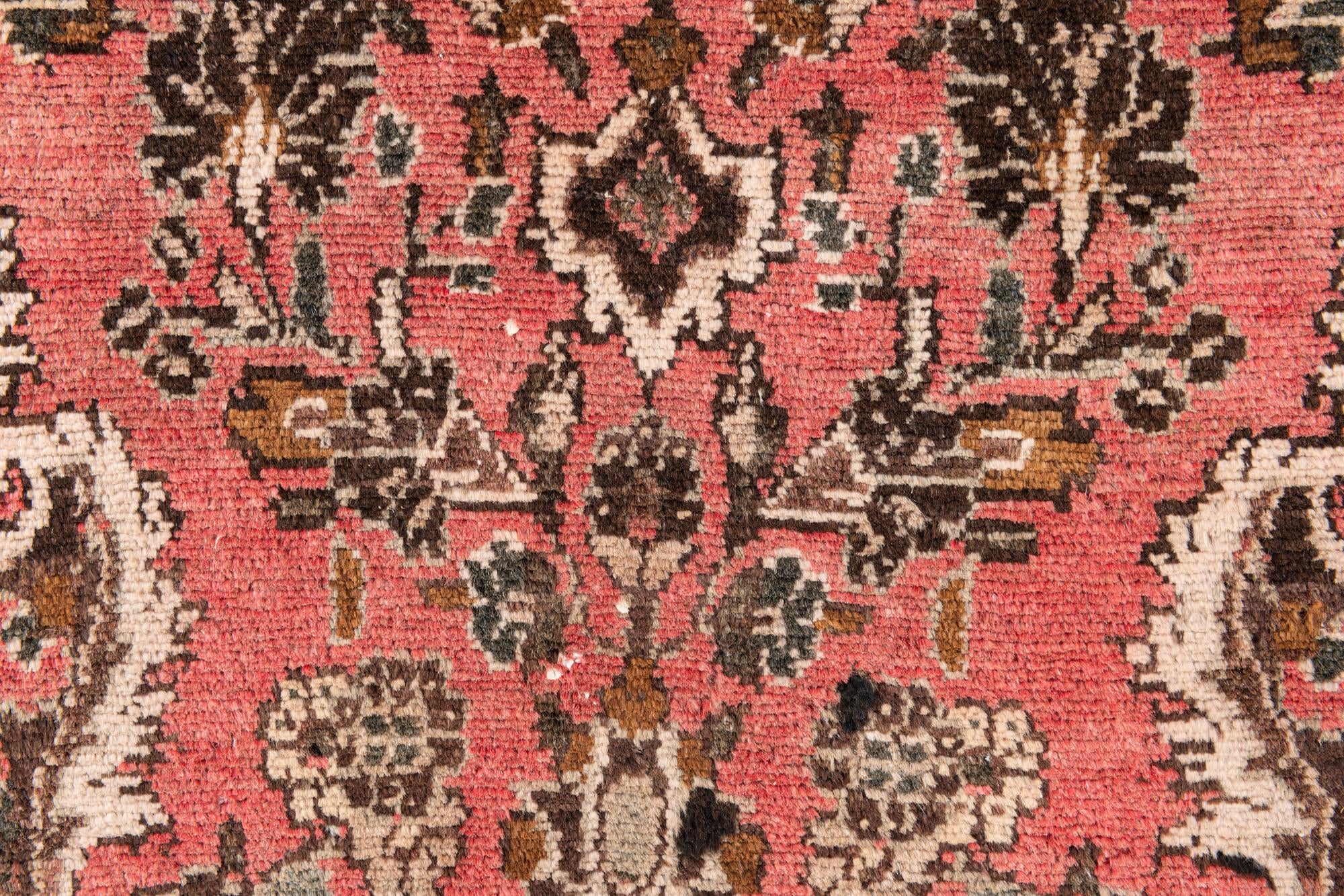 3' 5 x 4' 9 Hand Knotted Ultra Vintage Persian Wool Rug