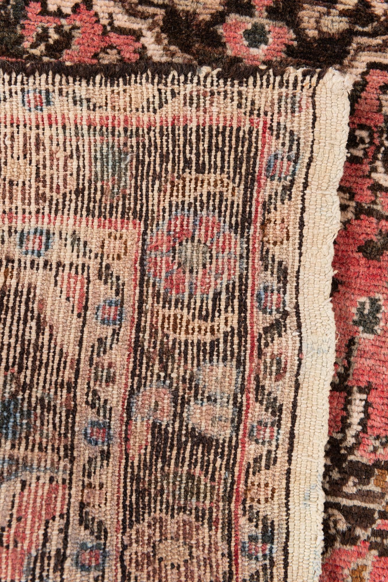 3' 5 x 4' 9 Hand Knotted Ultra Vintage Persian Wool Rug