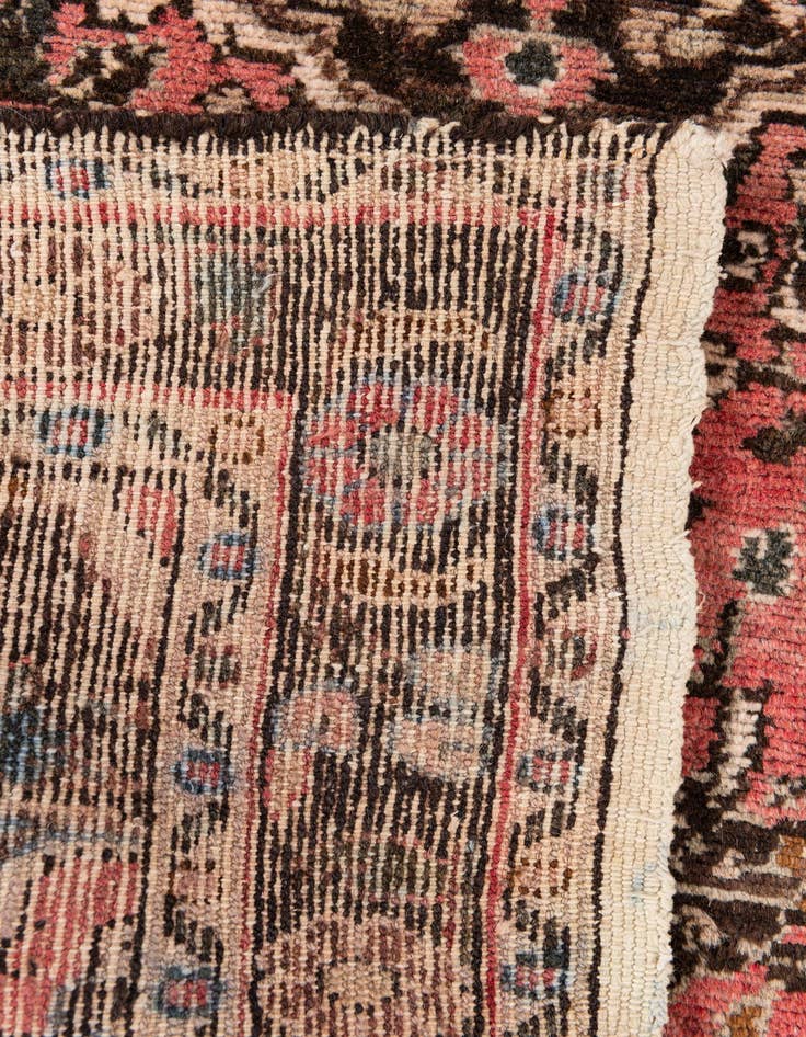 Detail image of 3' 5 x 4' 9  Hand Knotted Ultra Vintage Persian Wool Rug