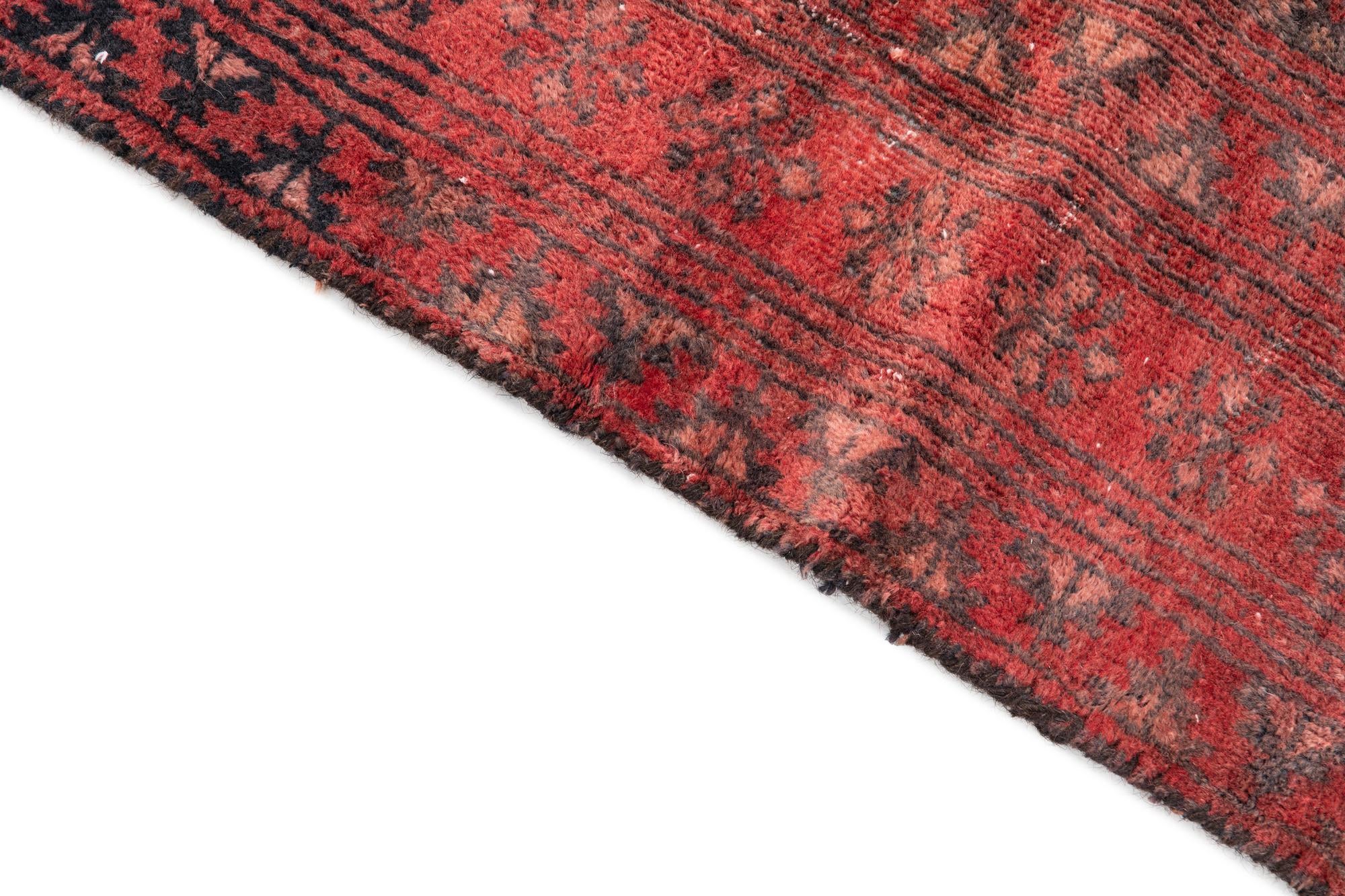 3' 9 x 5' 7 Hand Knotted Ultra Vintage Persian Wool Rug