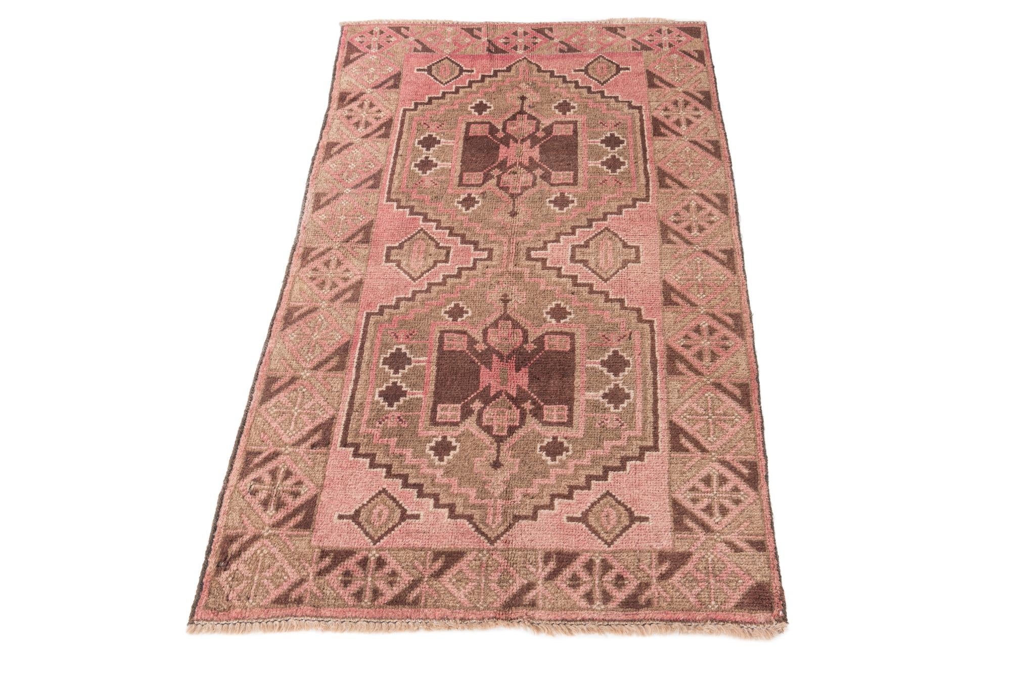 2' 9 x 4' 9 Hand Knotted Ultra Vintage Persian Wool Rug