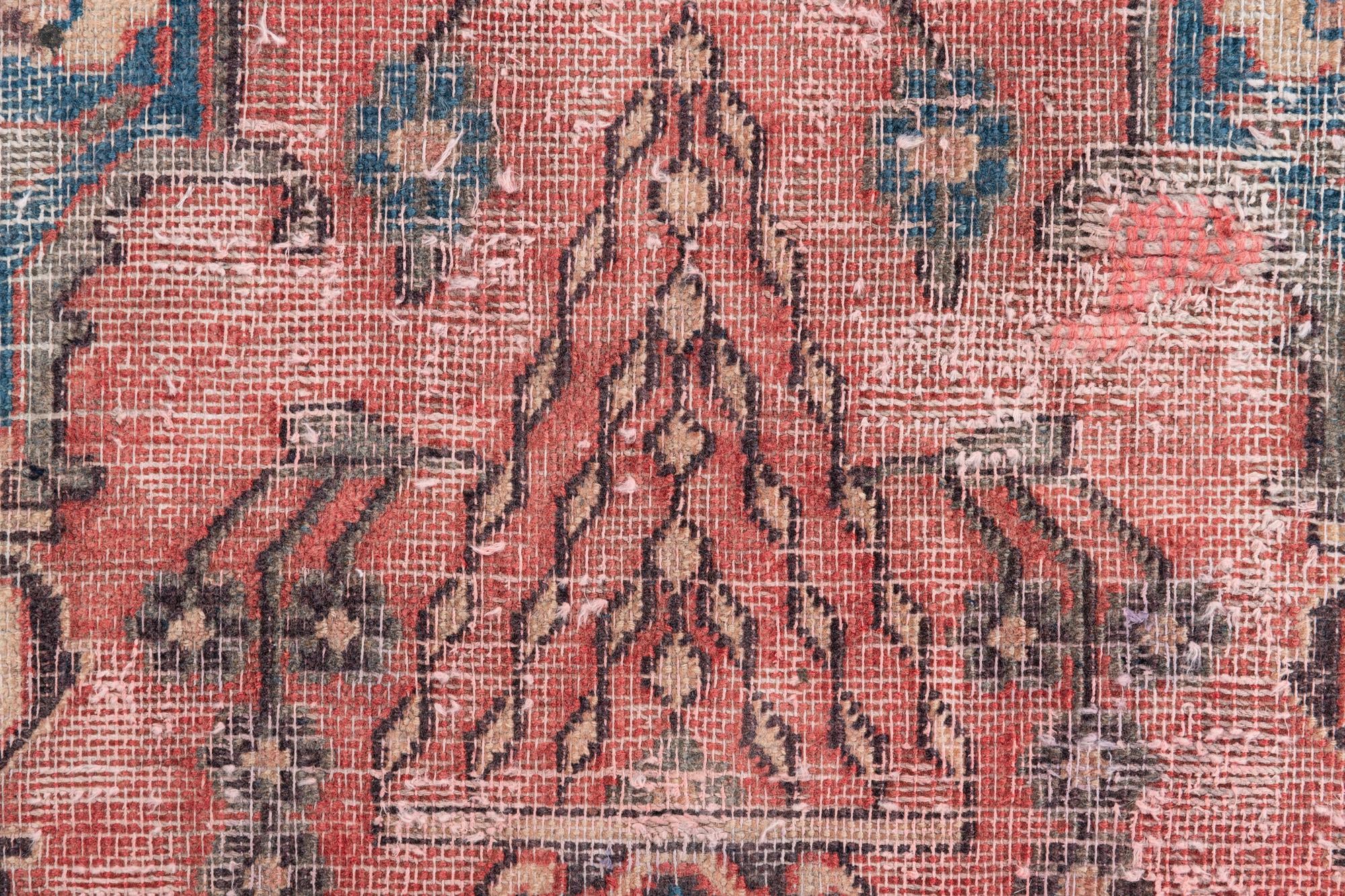 3' 9 x 5' 10 Hand Knotted Ultra Vintage Persian Wool Rug