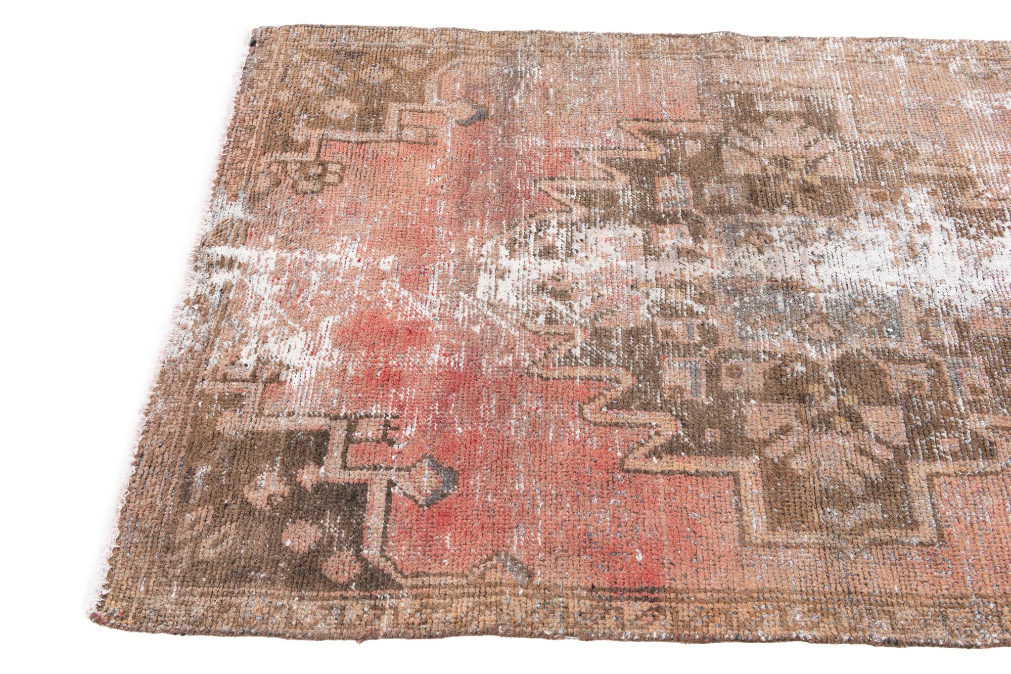3' 3 x 5' 3 Hand Knotted Ultra Vintage Persian Wool Rug