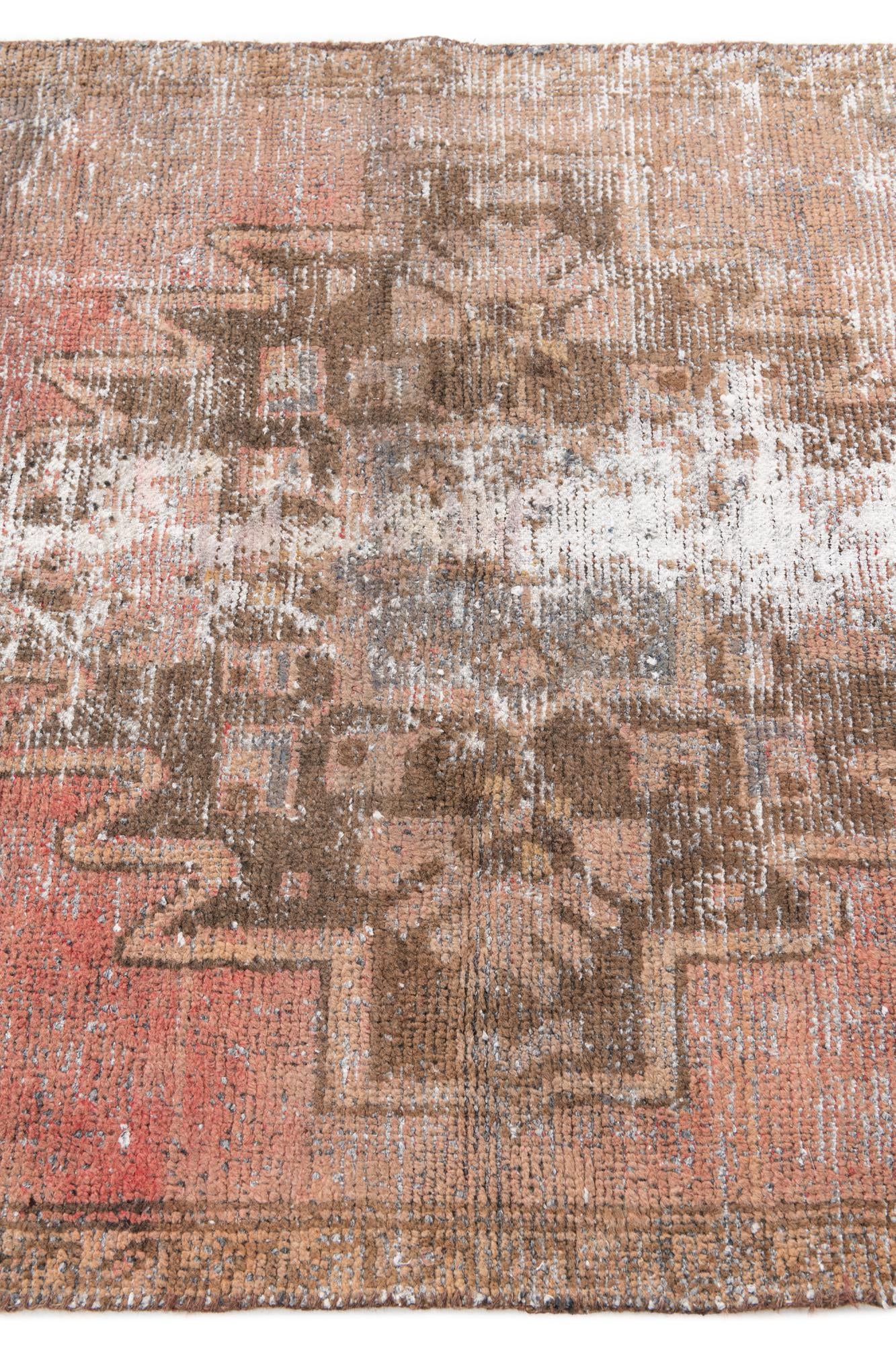 3' 3 x 5' 3 Hand Knotted Ultra Vintage Persian Wool Rug