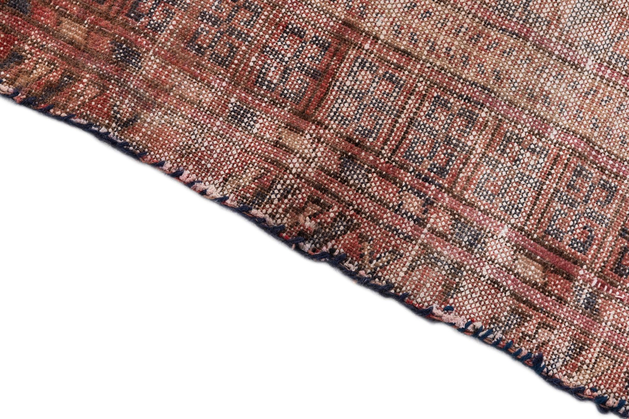 2' 9 x 5' 7 Hand Knotted Ultra Vintage Persian Wool Rug