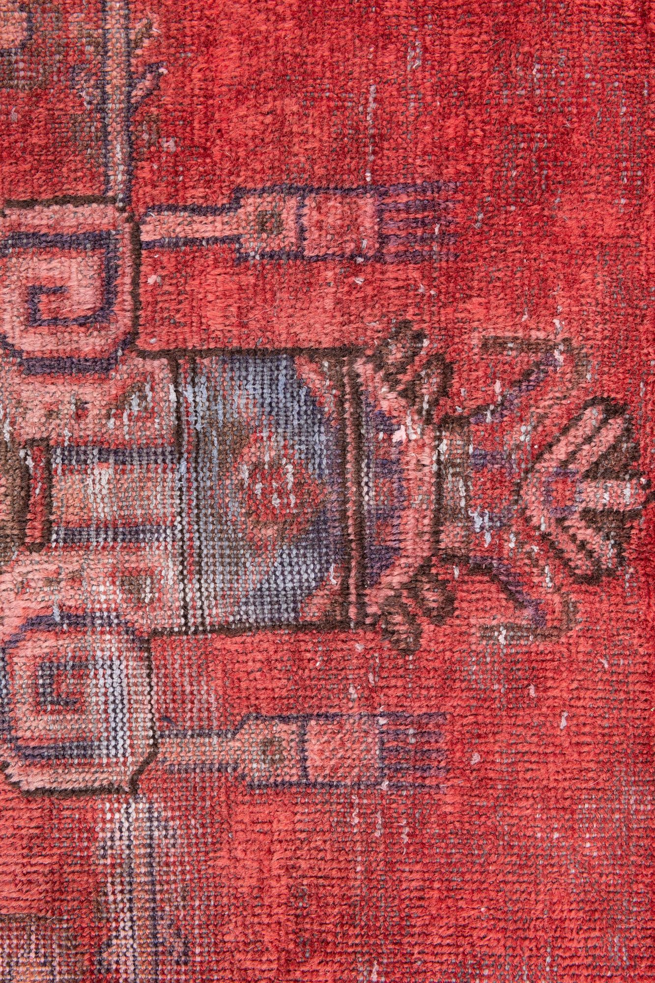 4' x 7' 6 Hand Knotted Ultra Vintage Persian Wool Rug