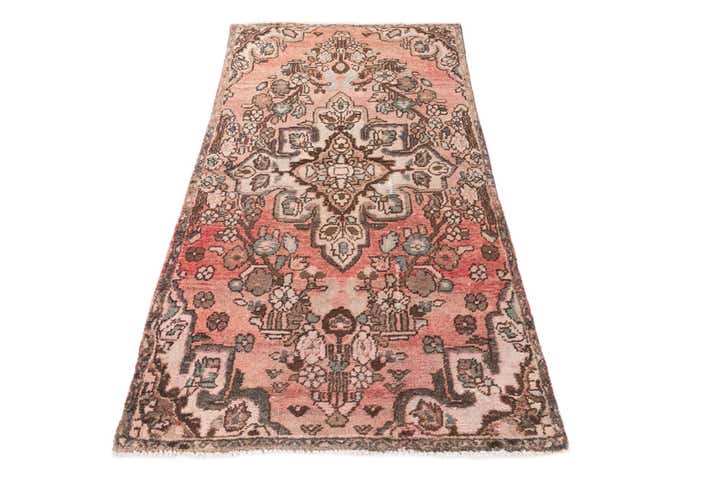 3' 1 x 5' 5 Hand Knotted Ultra Vintage Persian Wool Rug