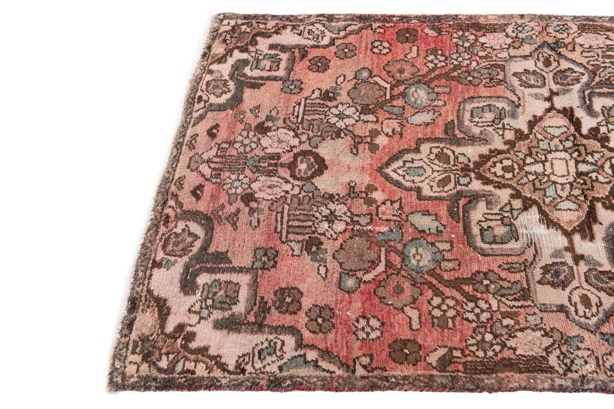 3' 1 x 5' 5 Hand Knotted Ultra Vintage Persian Wool Rug