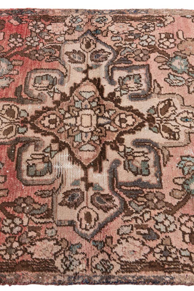 Detail image of 3' 1 x 5' 5 Hand Knotted Ultra Vintage Persian Wool Rug