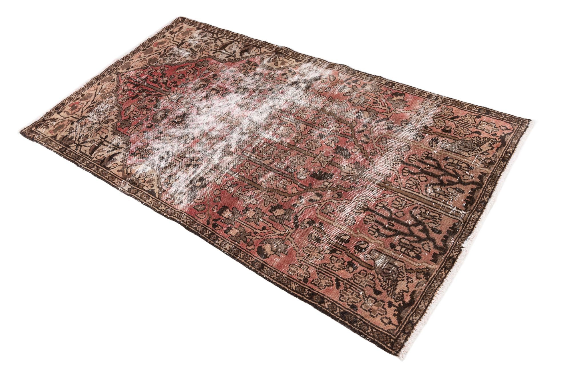 3' x 5' 5 Hand Knotted Ultra Vintage Persian Wool Rug