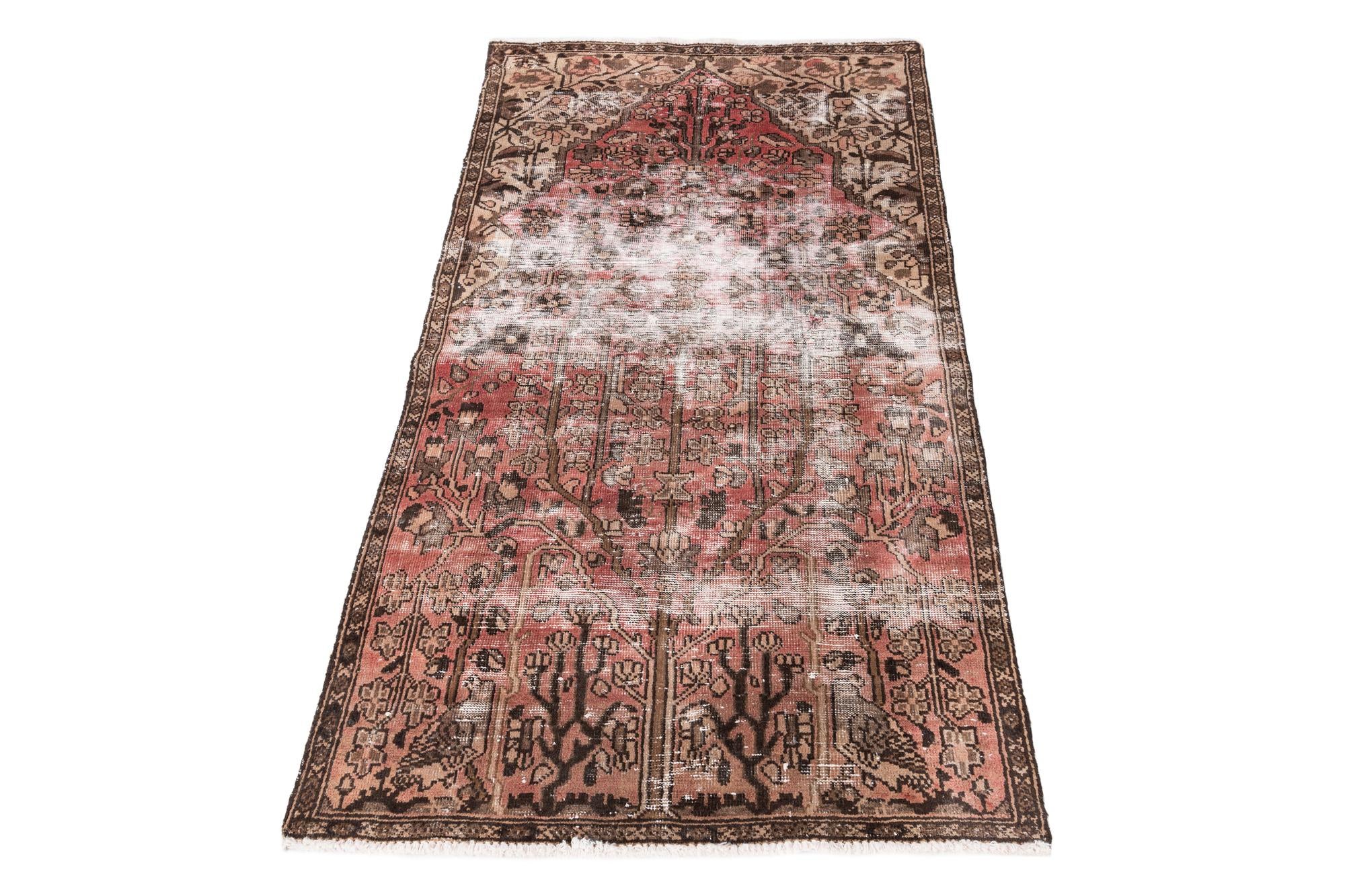 3' x 5' 5 Hand Knotted Ultra Vintage Persian Wool Rug