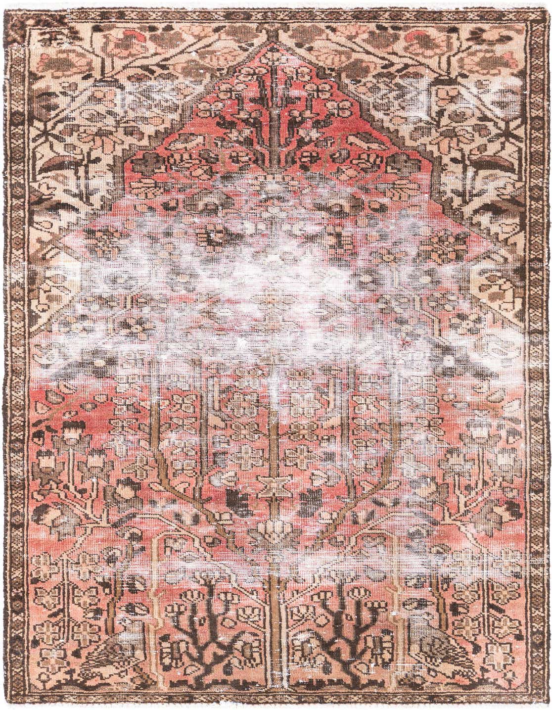 Primary image 3' x 5' 5  Hand Knotted Ultra Vintage Persian Wool Rug