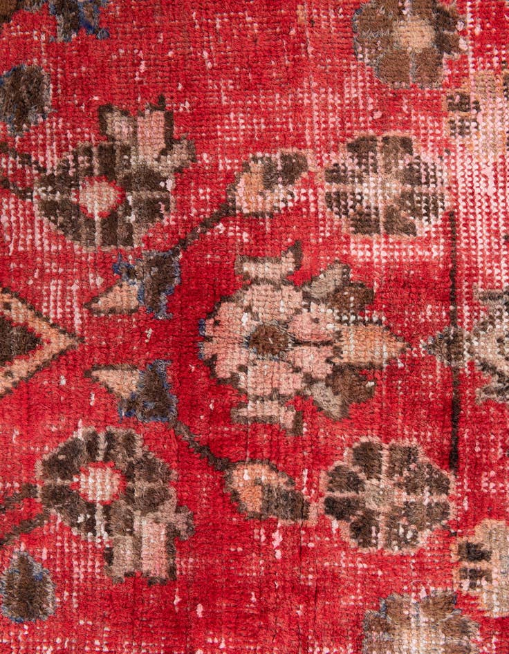 Detail image of 4' x 6' 3  Hand Knotted Ultra Vintage Persian Wool Rug