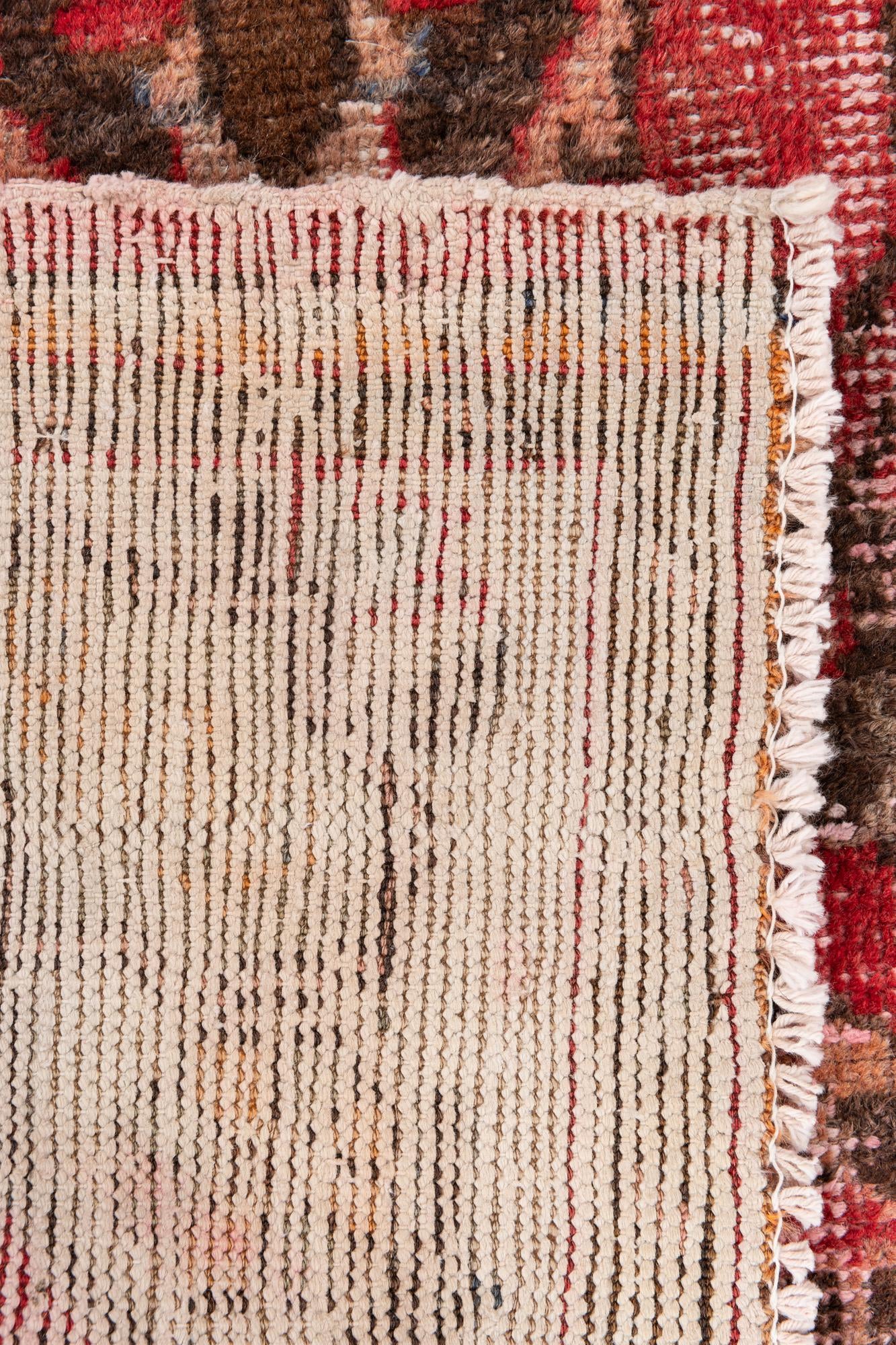 4' x 6' 3 Hand Knotted Ultra Vintage Persian Wool Rug