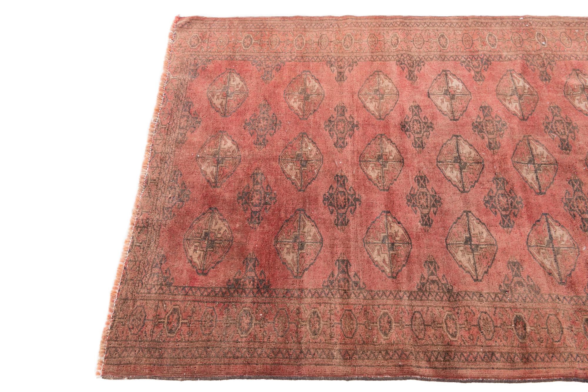 3' 3 x 4' 3 Hand Knotted Ultra Vintage Persian Wool Rug