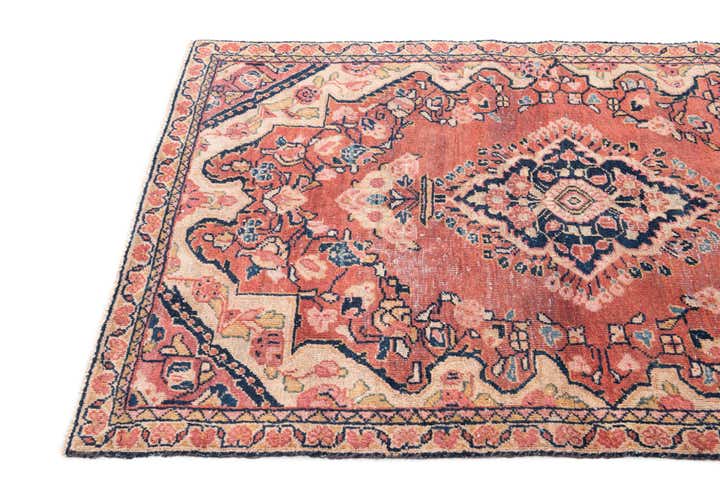 3' 3 x 5' 6 Hand Knotted Ultra Vintage Persian Wool Rug