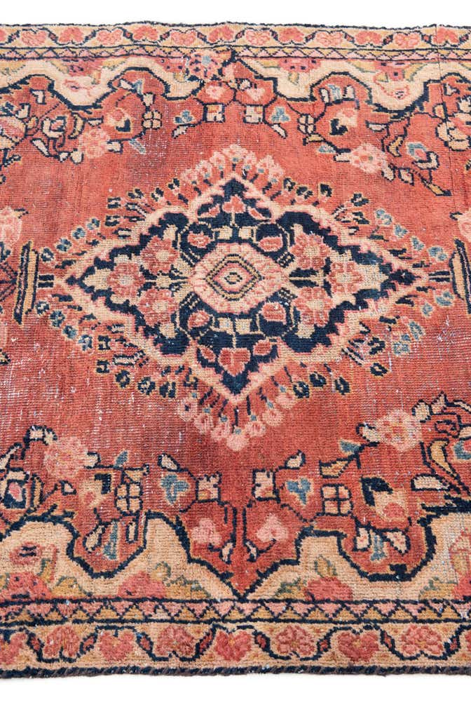 3' 3 x 5' 6 Hand Knotted Ultra Vintage Persian Wool Rug