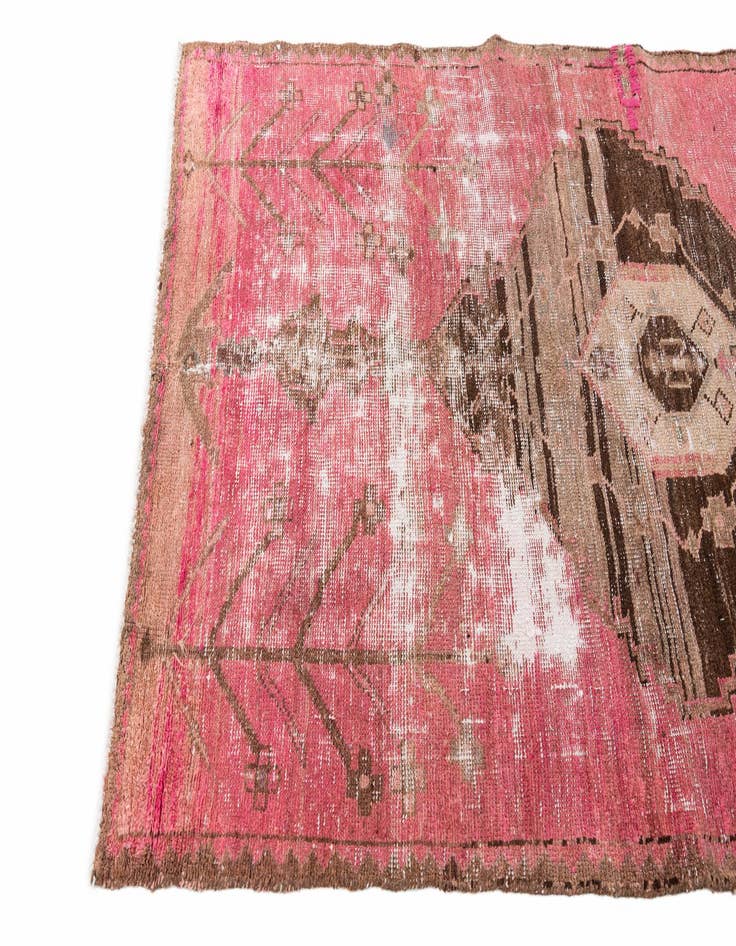 Detail image of 4' x 7' 8  Hand Knotted Ultra Vintage Persian Wool Rug