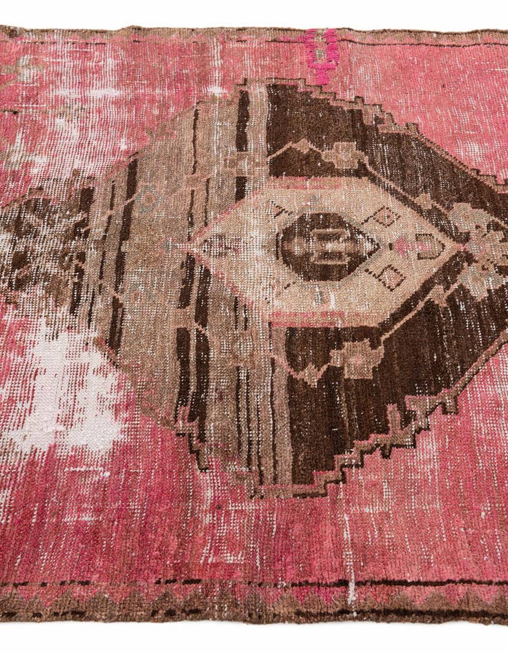 Detail image of 4' x 7' 8  Hand Knotted Ultra Vintage Persian Wool Rug