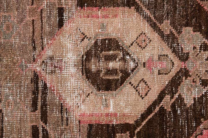 4' x 7' 8 Hand Knotted Ultra Vintage Persian Wool Rug
