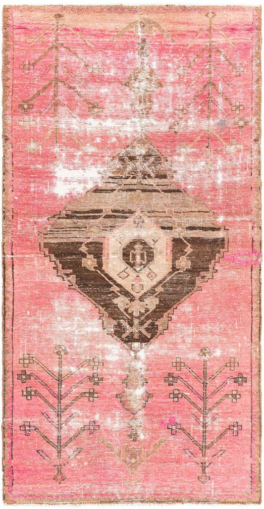 4' x 7' 8 Hand Knotted Ultra Vintage Persian Wool Rug