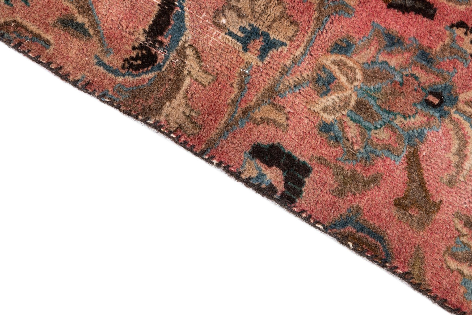 3' 9 x 5' 10 Hand Knotted Ultra Vintage Persian Wool Rug