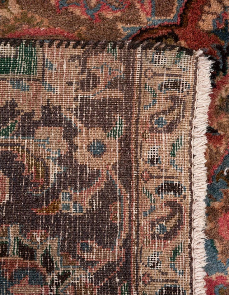 Detail image of 3' 9 x 5' 10  Hand Knotted Ultra Vintage Persian Wool Rug
