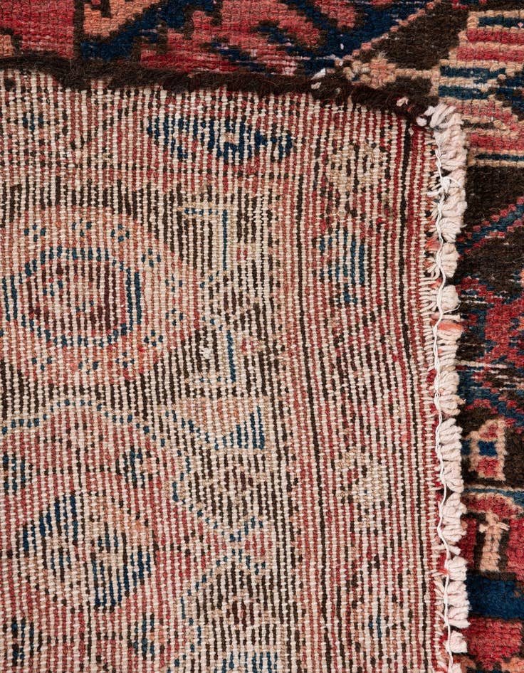Detail image of 4' 7 x 6'  Hand Knotted Ultra Vintage Persian Wool Rug