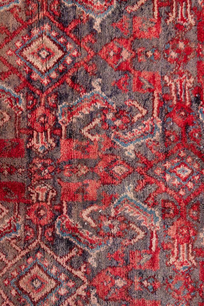 5' 2 x 6' 2 Hand Knotted Ultra Vintage Persian Wool Rug