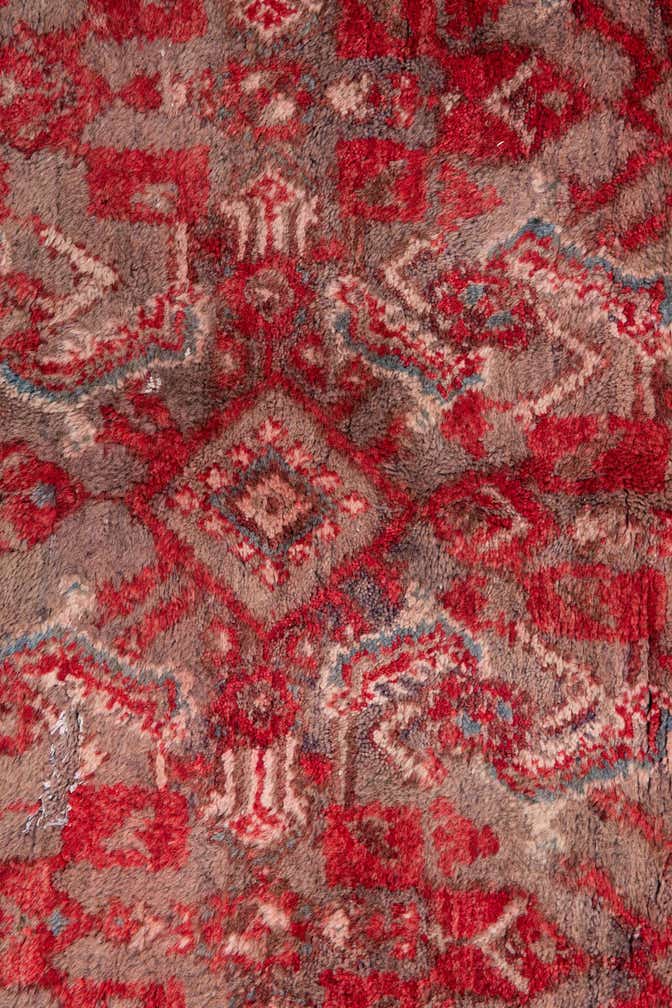 5' 2 x 6' 2 Hand Knotted Ultra Vintage Persian Wool Rug