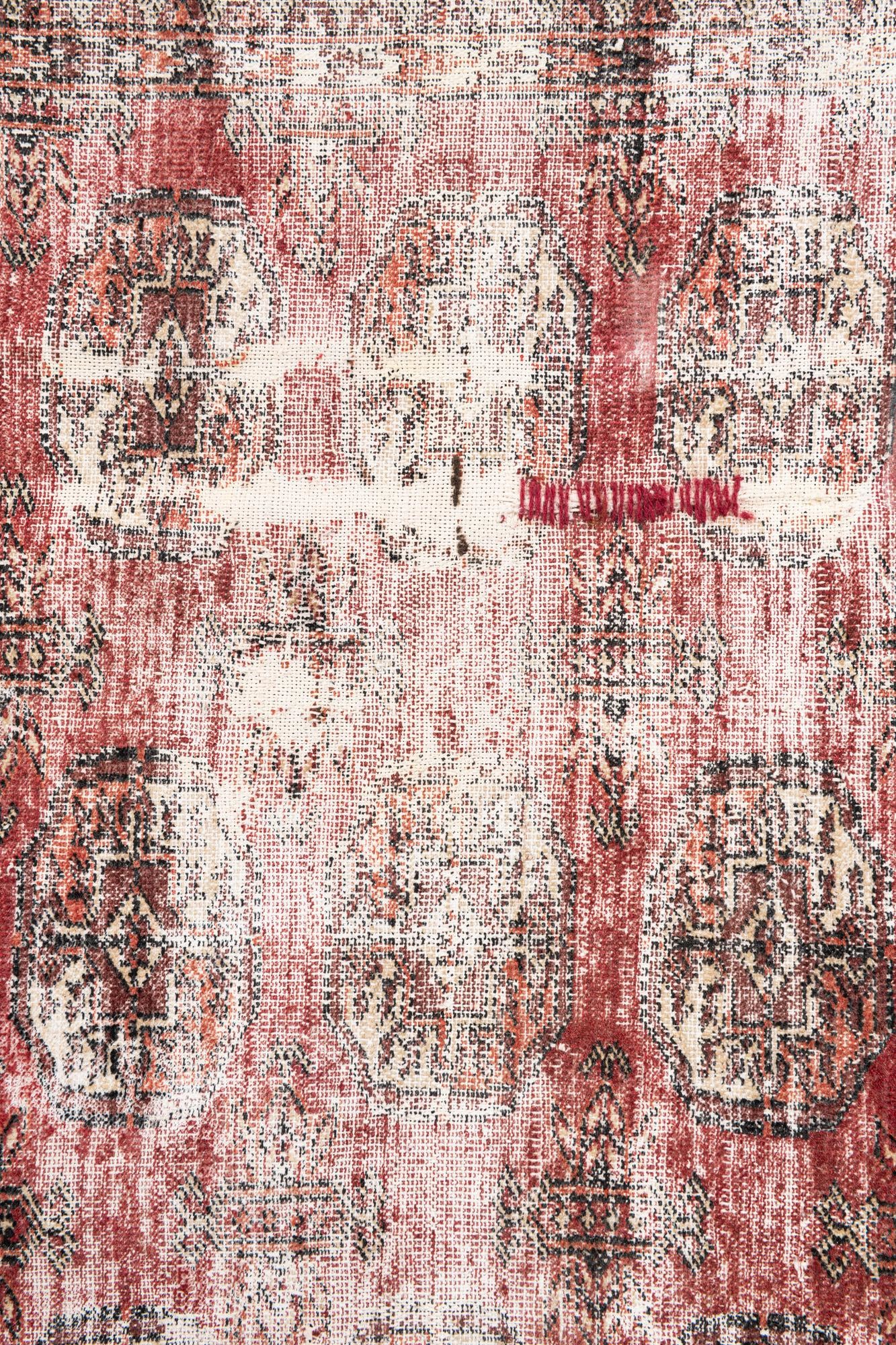 6' 9 x 10' Hand Knotted Ultra Vintage Persian Wool Rug