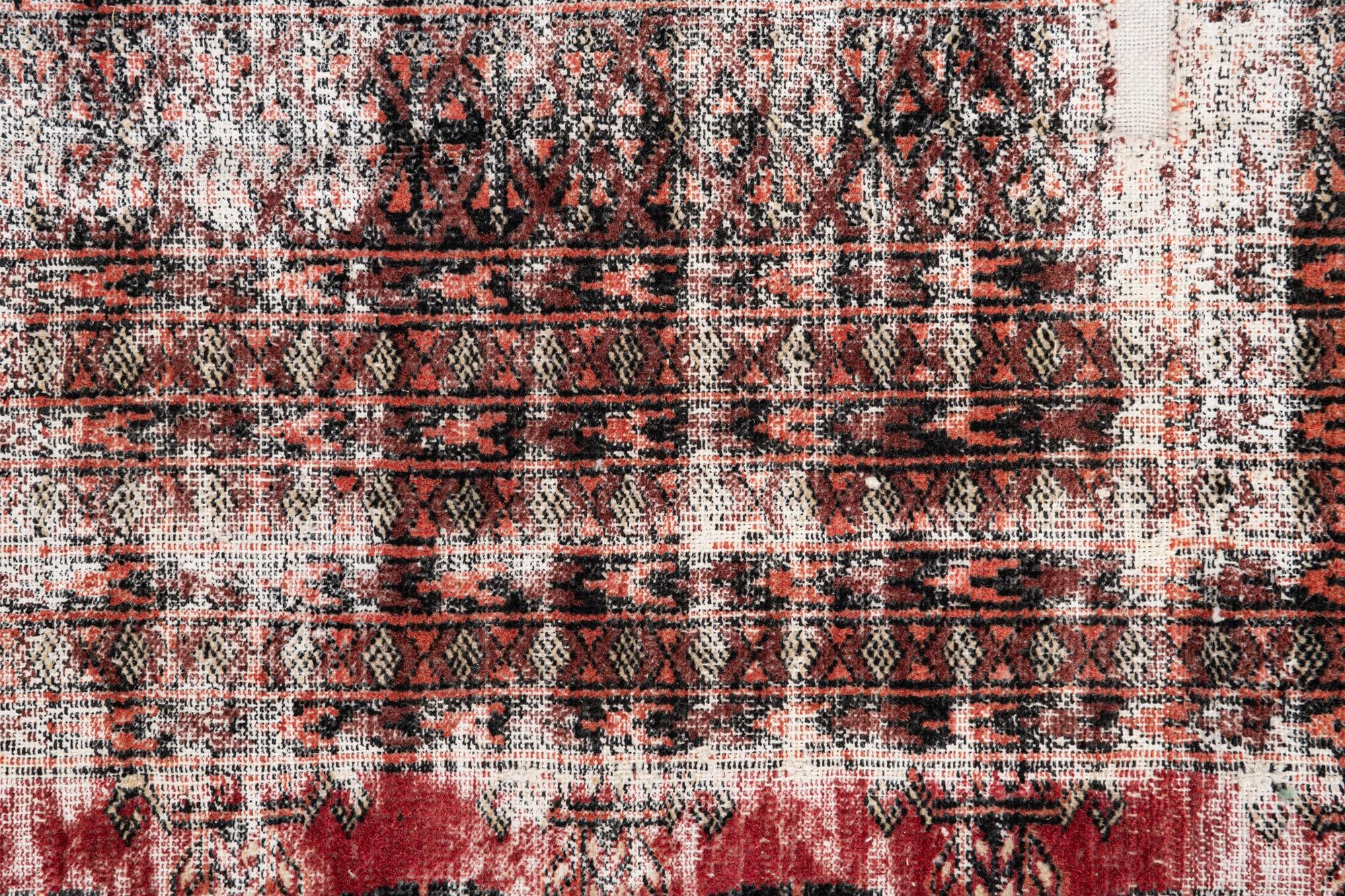 6' 9 x 10' Hand Knotted Ultra Vintage Persian Wool Rug