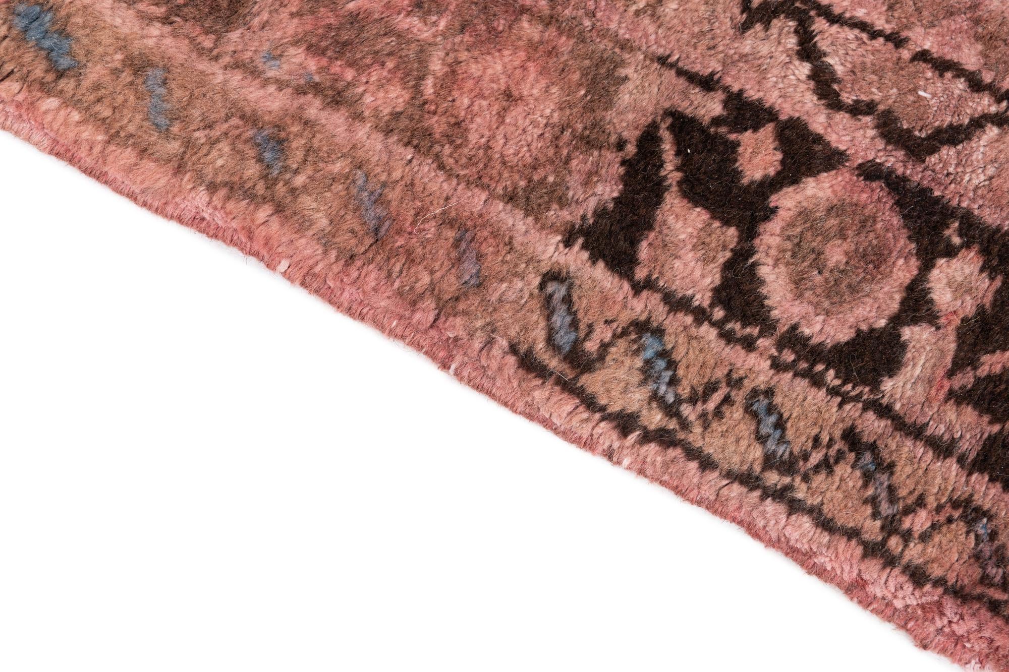 5' 2 x 9' 10 Hand Knotted Ultra Vintage Persian Wool Rug