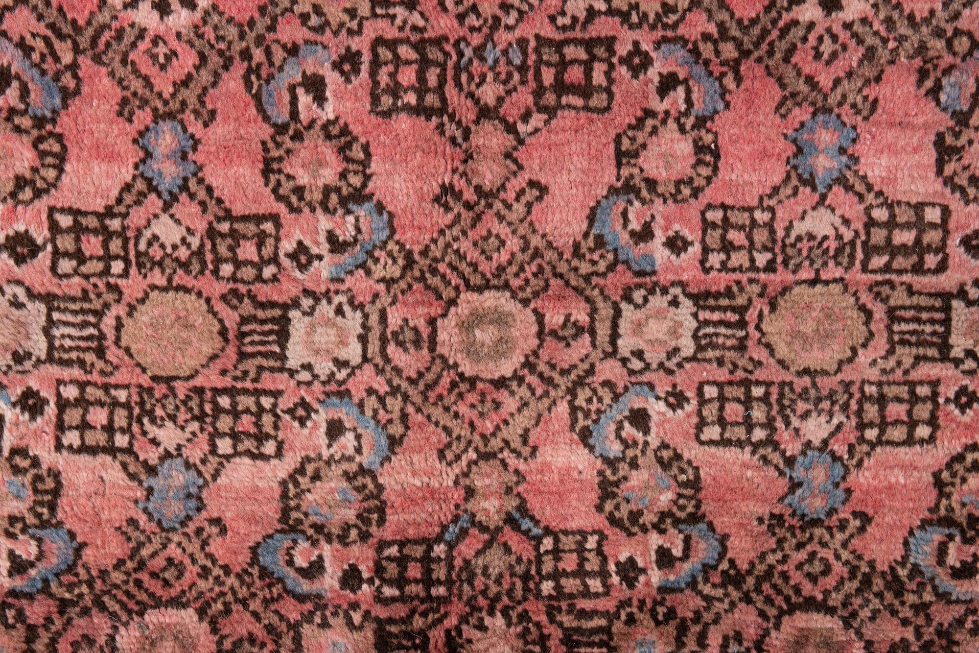 5' 2 x 9' 10 Hand Knotted Ultra Vintage Persian Wool Rug